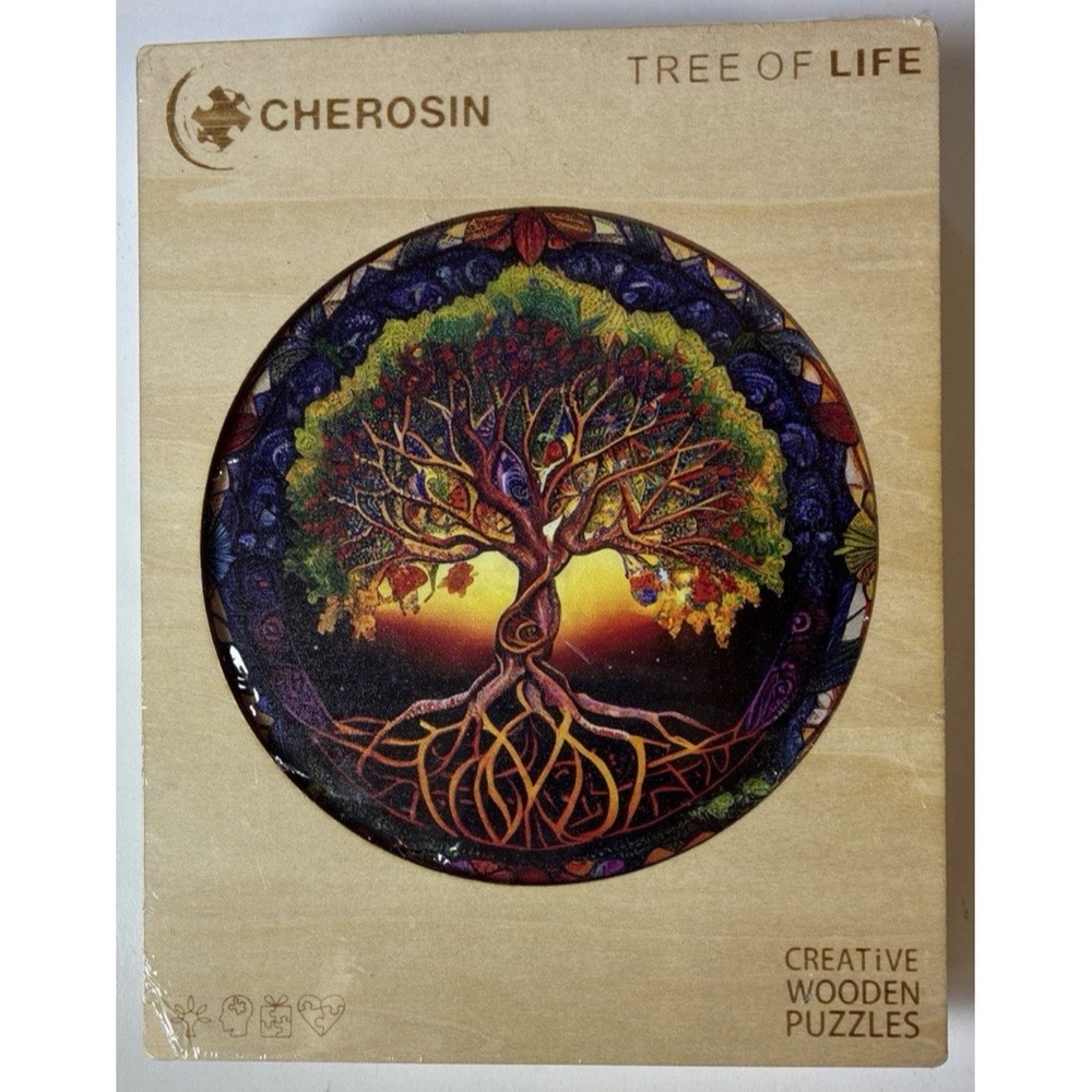 Creative Wooden Puzzles Cherosin Tree of Life 200 Pieces Size M New Sealed (RD1)